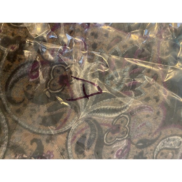 Talbots Womens Audrey Sweater Paisley Cashmere Blend 3/4 Sleeve Size MP - Picture 11 of 11